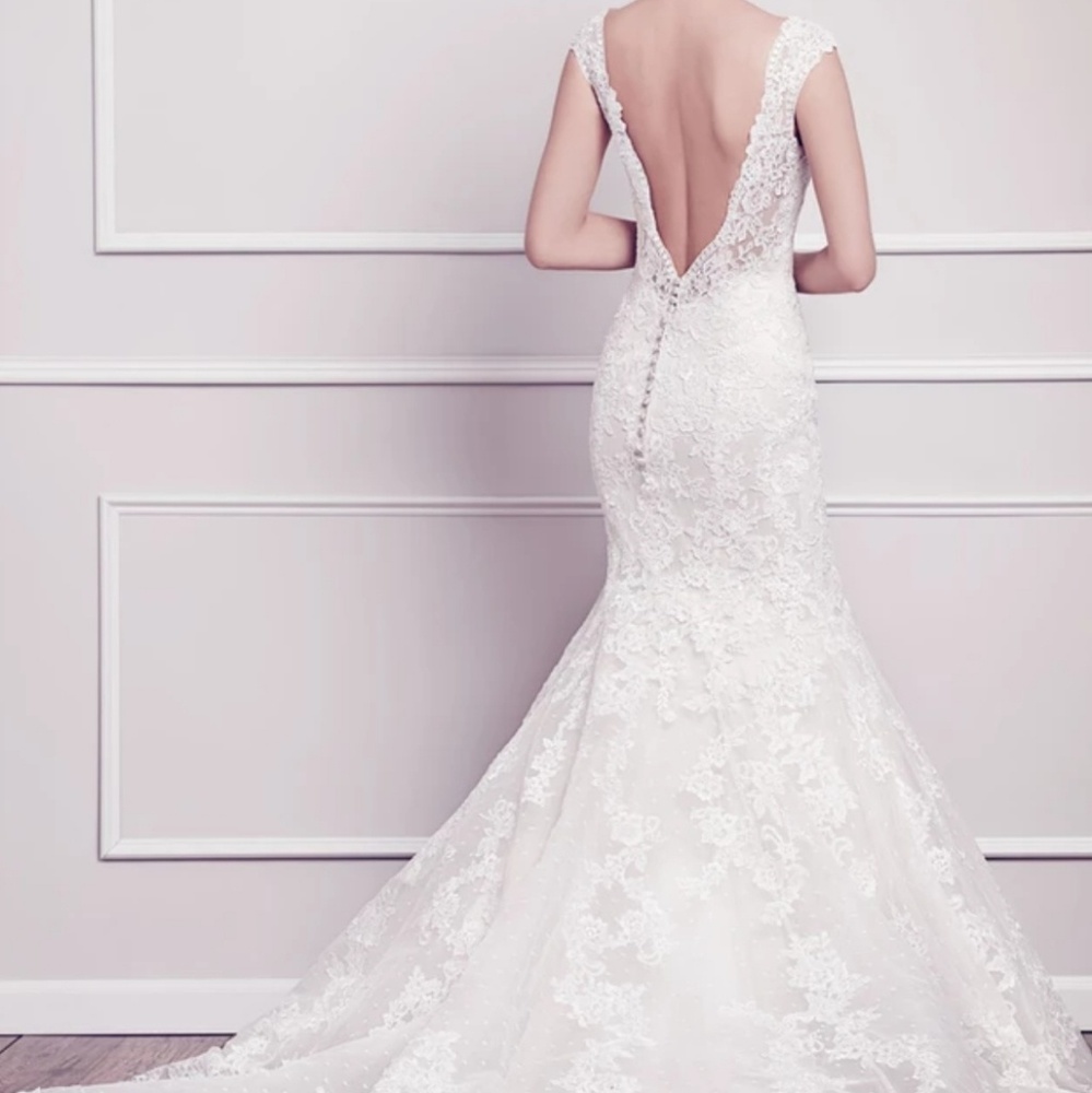 Kenneth Winston Wedding Dress Style 1573  Sz 4